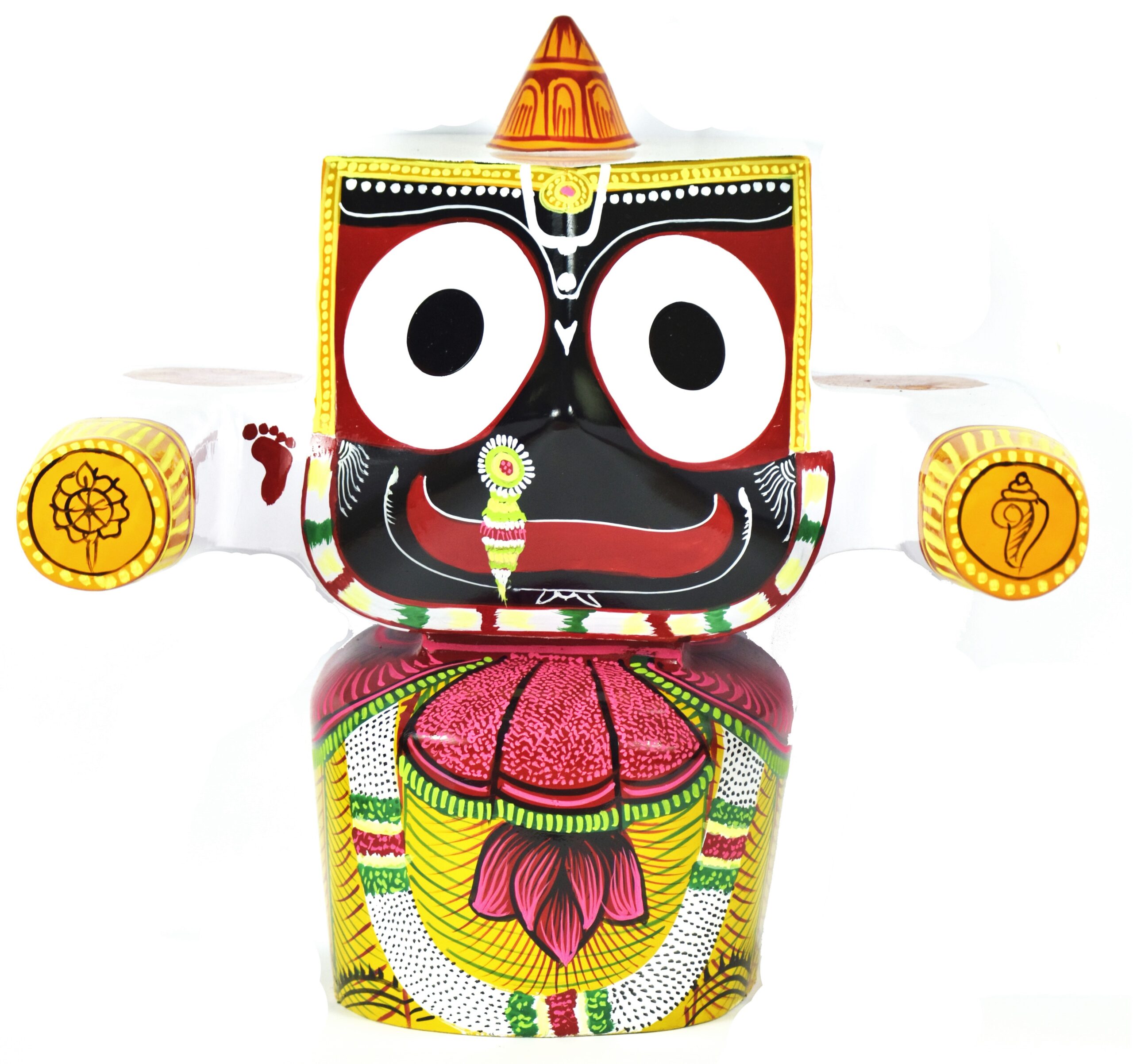 15 Inch Shree Jagannath Mahaprabhu Idol – Traditional Puri Style for Home Mandir