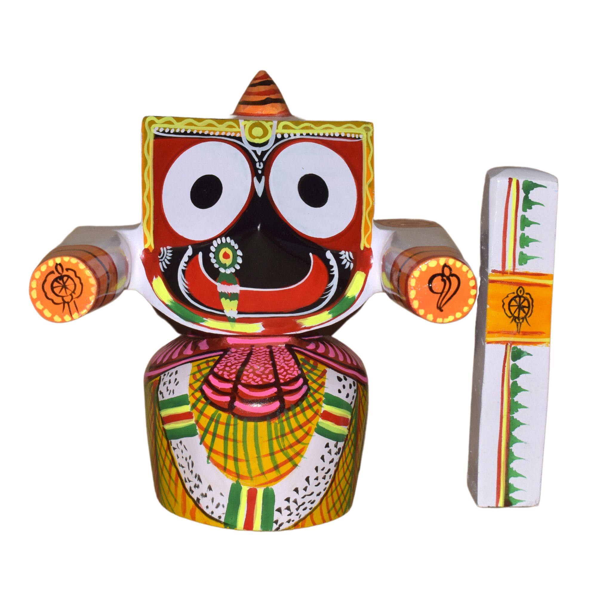6 inch Neem wood Jagannath idol set