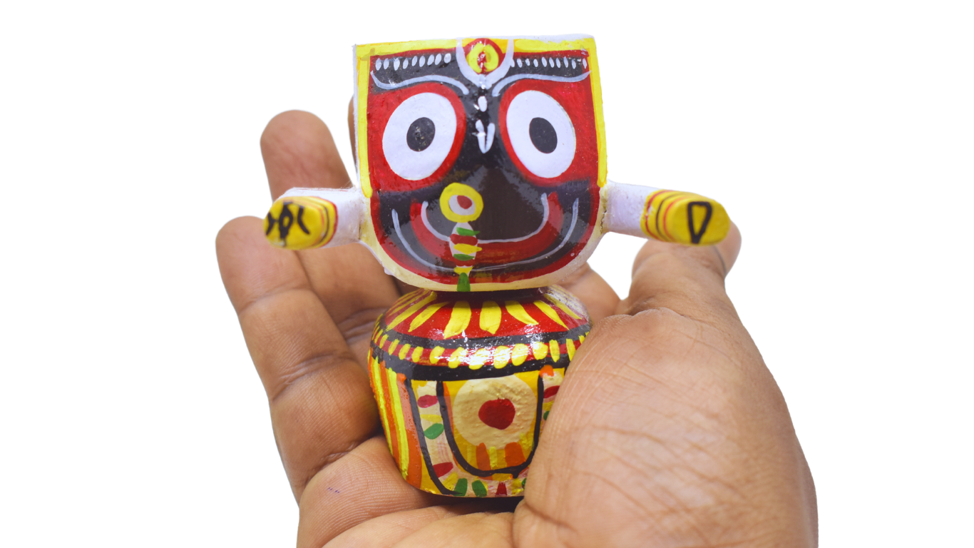 Jaganath Krupa 3" Neem Wood Patitapavan Jagannath Idol