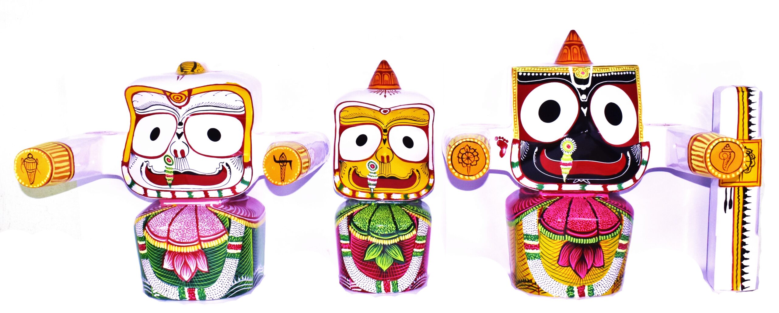 15 Inch Shree Jagannath Mahaprabhu Idol – Traditional Puri Style for Home Mandir