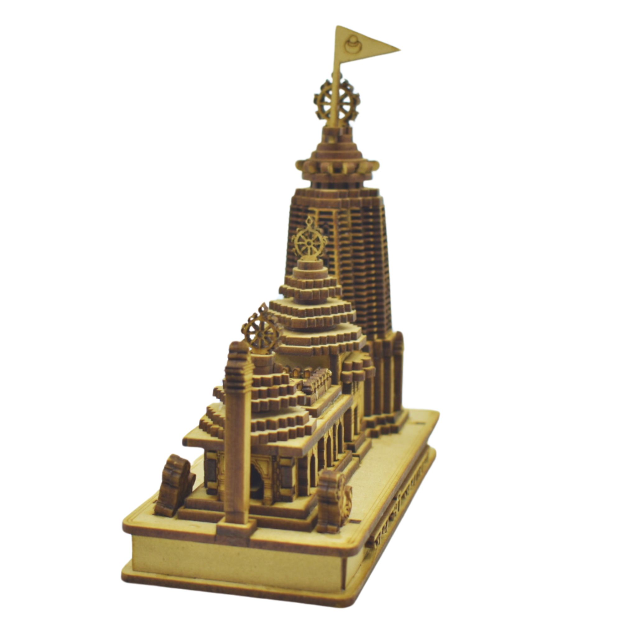 Bring Home Puri Dham – Handcrafted Jagannath Temple Wooden Miniature
