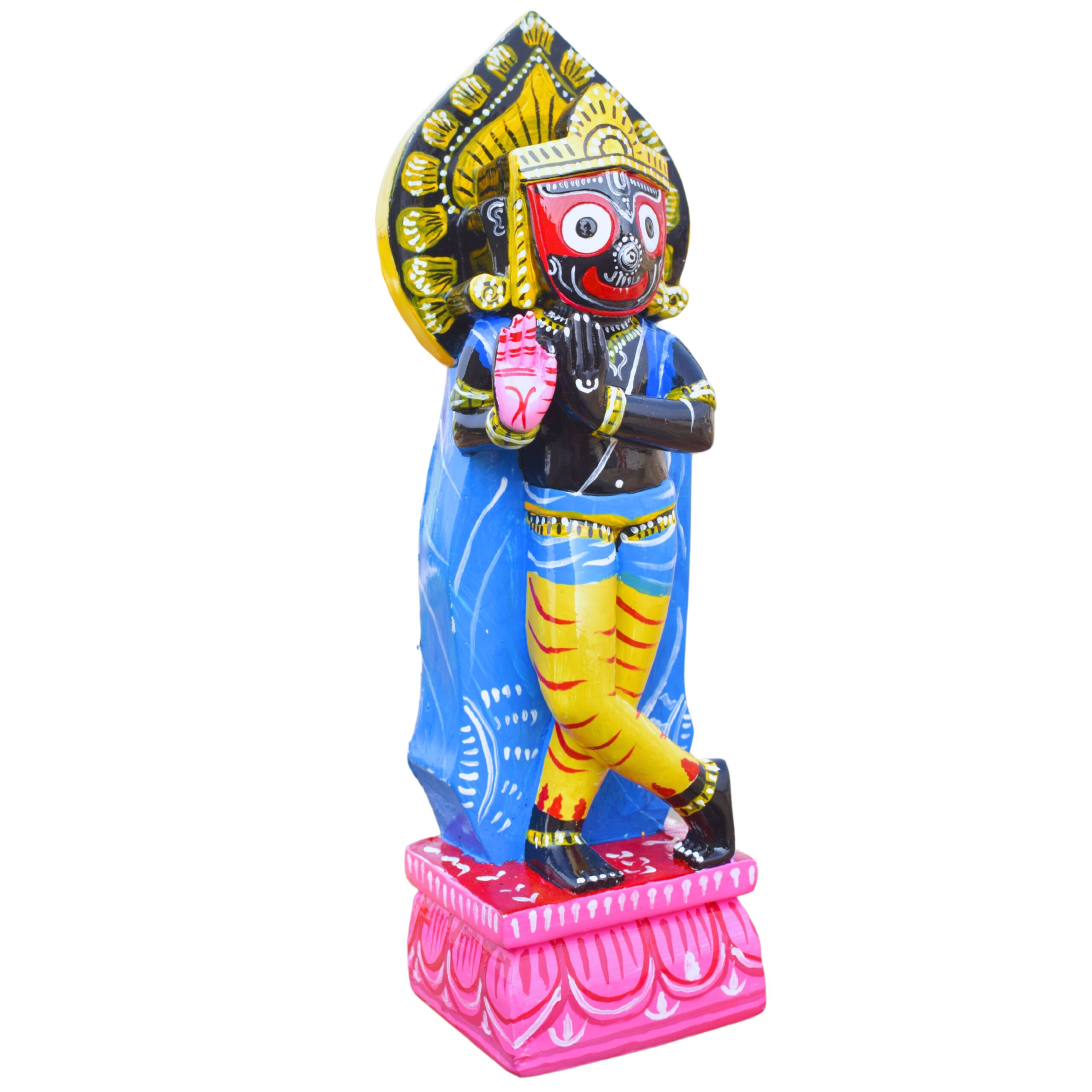 Shree Jagannath Nilamadhab (Shree Krishna Avatar) Large Multicolour Idol – Traditional Odisha Style