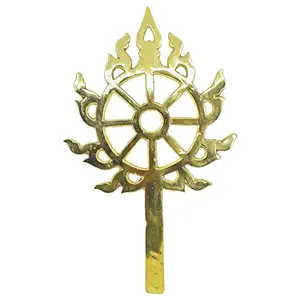 15Inch Brass Nilachakra: A Symbol of Spiritual Grace