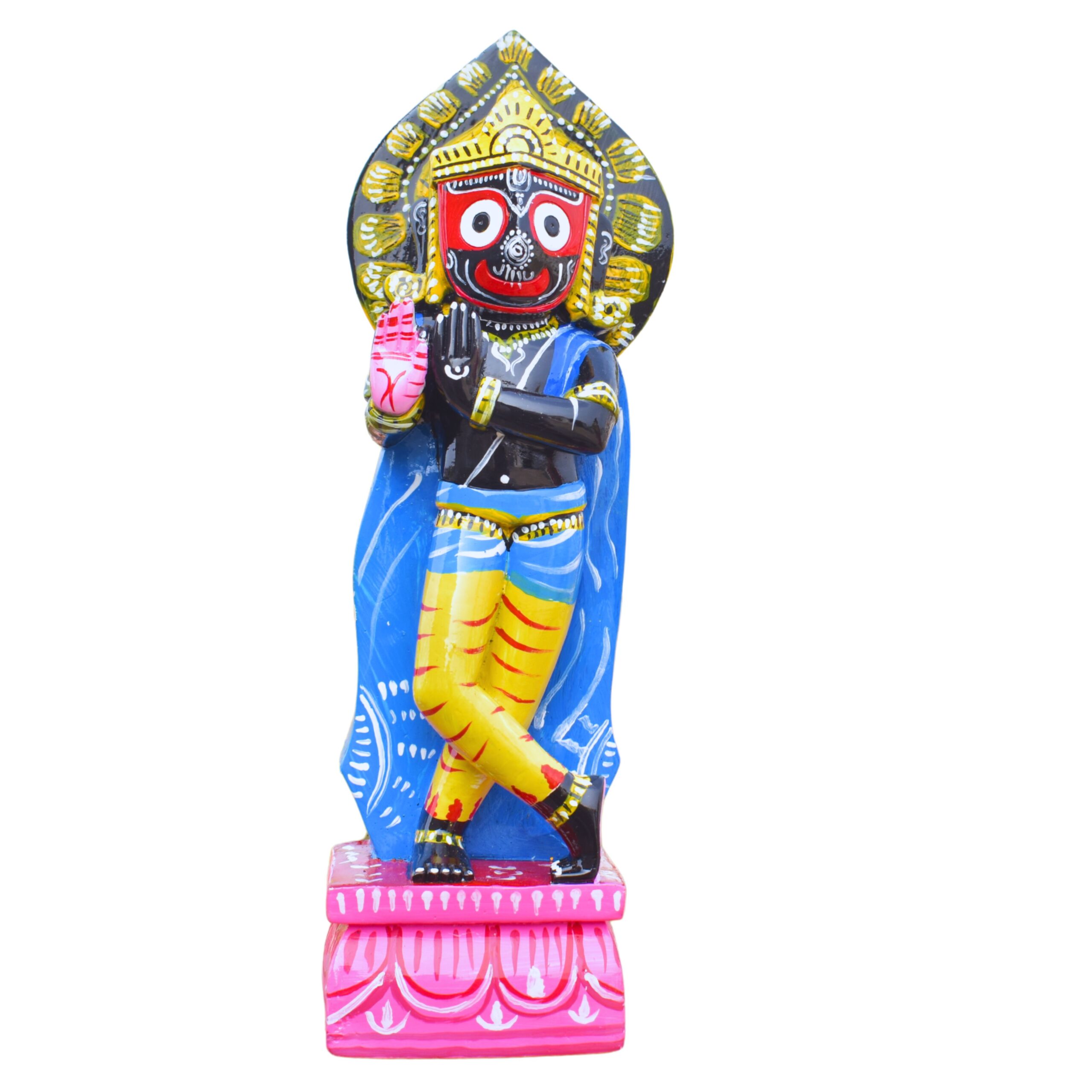 Shree Jagannath Nilamadhab (Shree Krishna Avatar) Large Multicolour Idol – Traditional Odisha Style